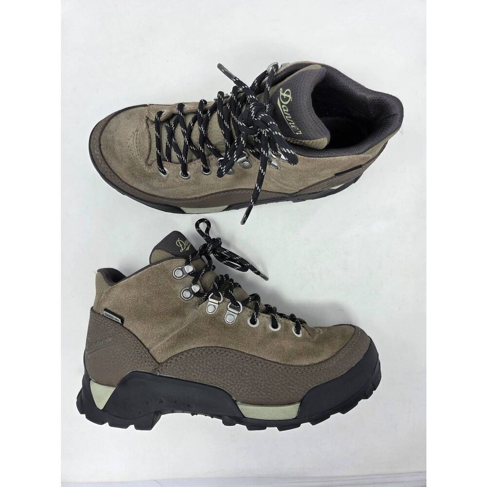 DANNER PANORAMA MID 6" GRAY WATERPROOF HIKING BOOTS WOMENS SIZE 6